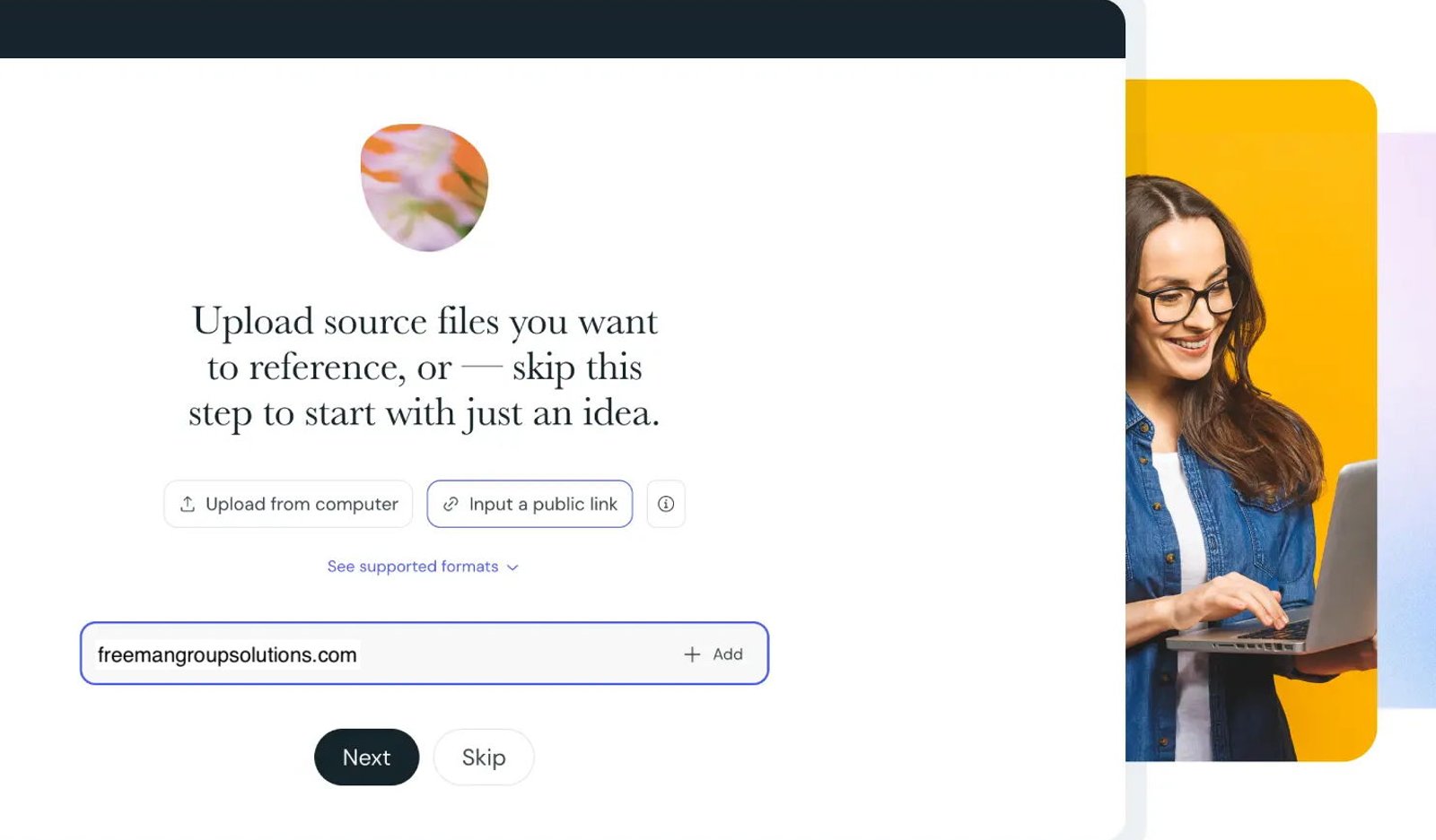Screenshot image