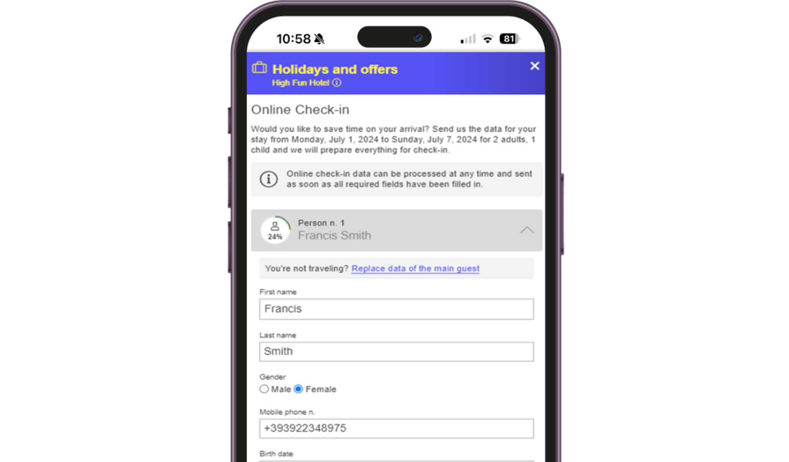 Screenshot image