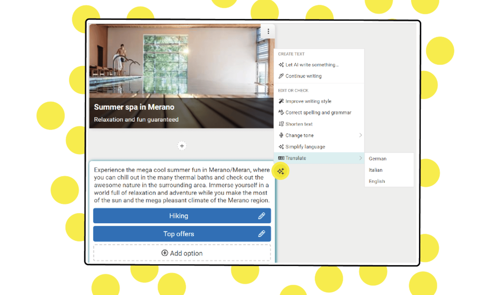 Screenshot image
