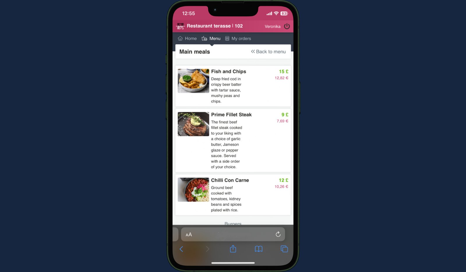 Screenshot image