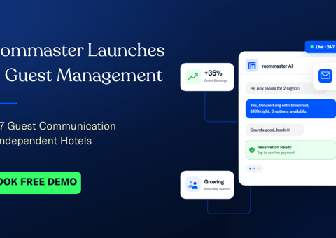roommaster führt KI-gestütztes Gästemanagement ein, um unabhängigen Hotels eine 24/7-Gästekommunikation zu ermöglichen