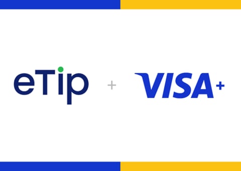 eTip 与 Visa 合作，向数字钱包提供快速、安全的小费和工资支付服务