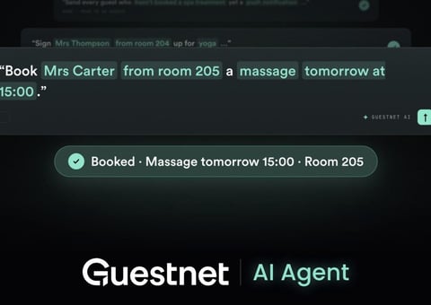 Guestnet تقدم وكيل ذكاء اصطناعي يعمل جنبًا إلى جنب مع فرق الفنادق