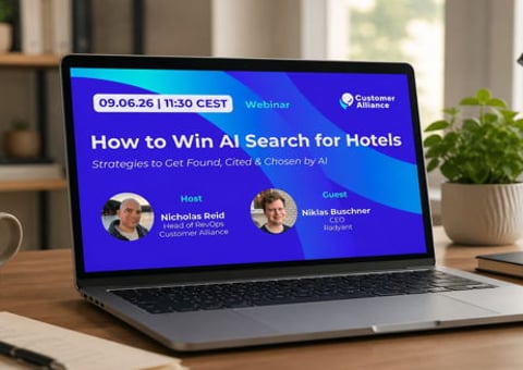 Customer Alliance invita a los hoteleros a un seminario web gratuito sobre cómo tener éxito en la búsqueda con IA.