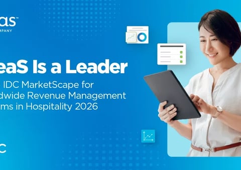 IDeaS nombrada líder en el informe inaugural IDC MarketScape sobre sistemas de gestión de ingresos para el sector hotelero.