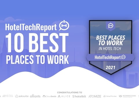 Los 10 Mejores Lugares para Trabajar en Hotel Tech 2021