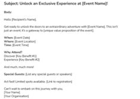 5 Email Templates to Boost Your Event Attendance