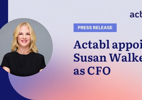 Actabl nomina Susan Walker come Chief Financial Officer