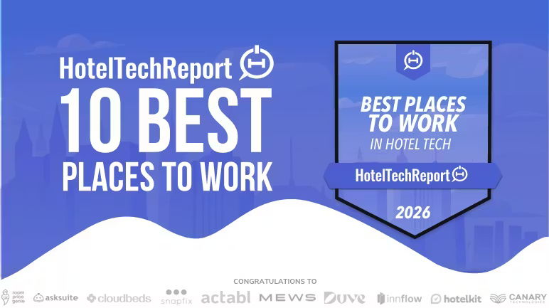 The 10 Best Places to Work in Hotel Tech 2026